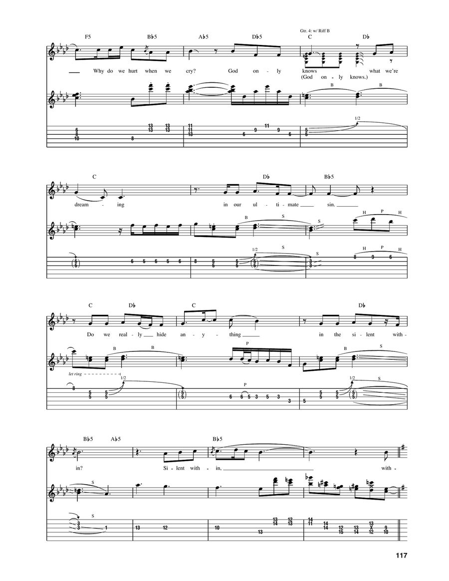 The Silent Within Acoustic Guitar scores gallery preview page 4