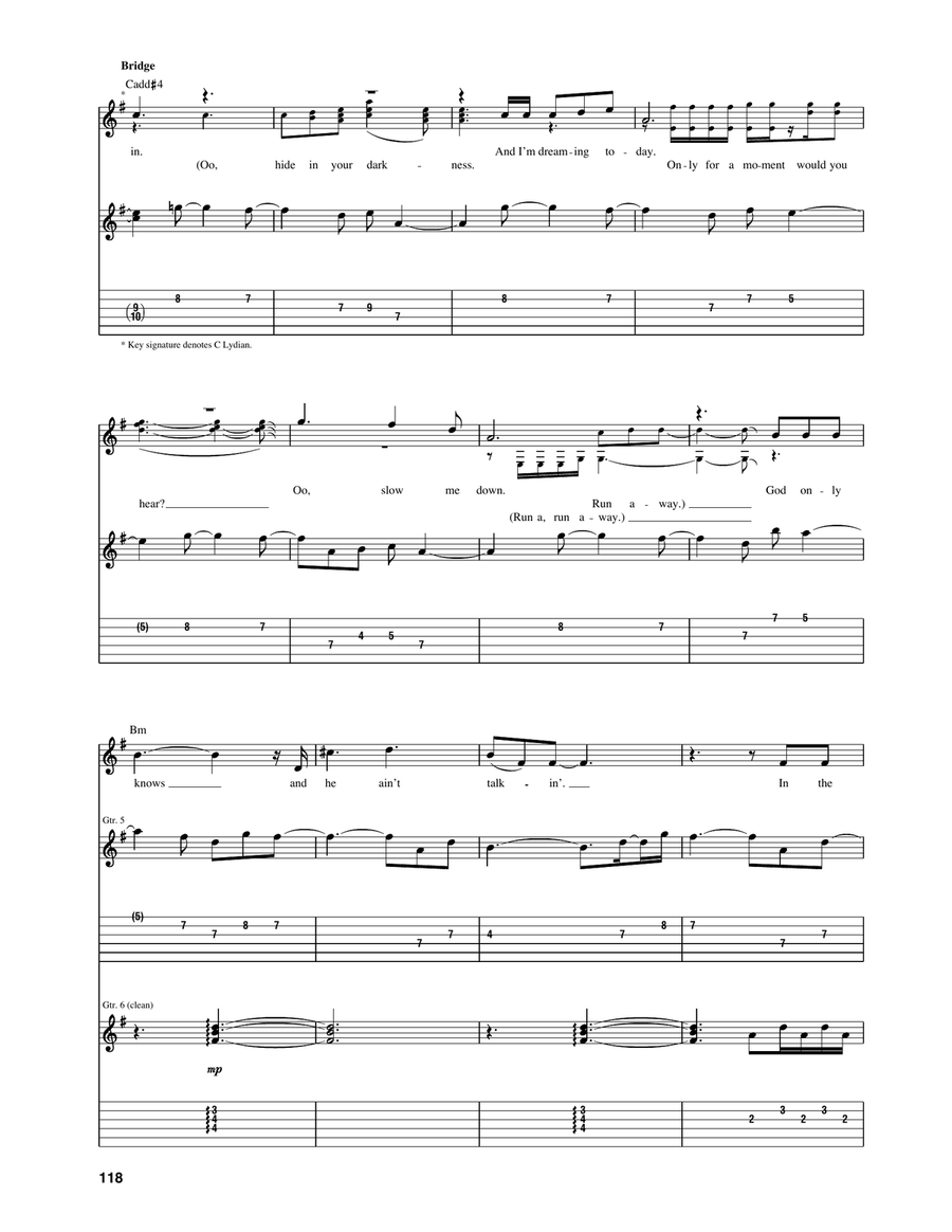 The Silent Within Acoustic Guitar scores gallery preview page 5