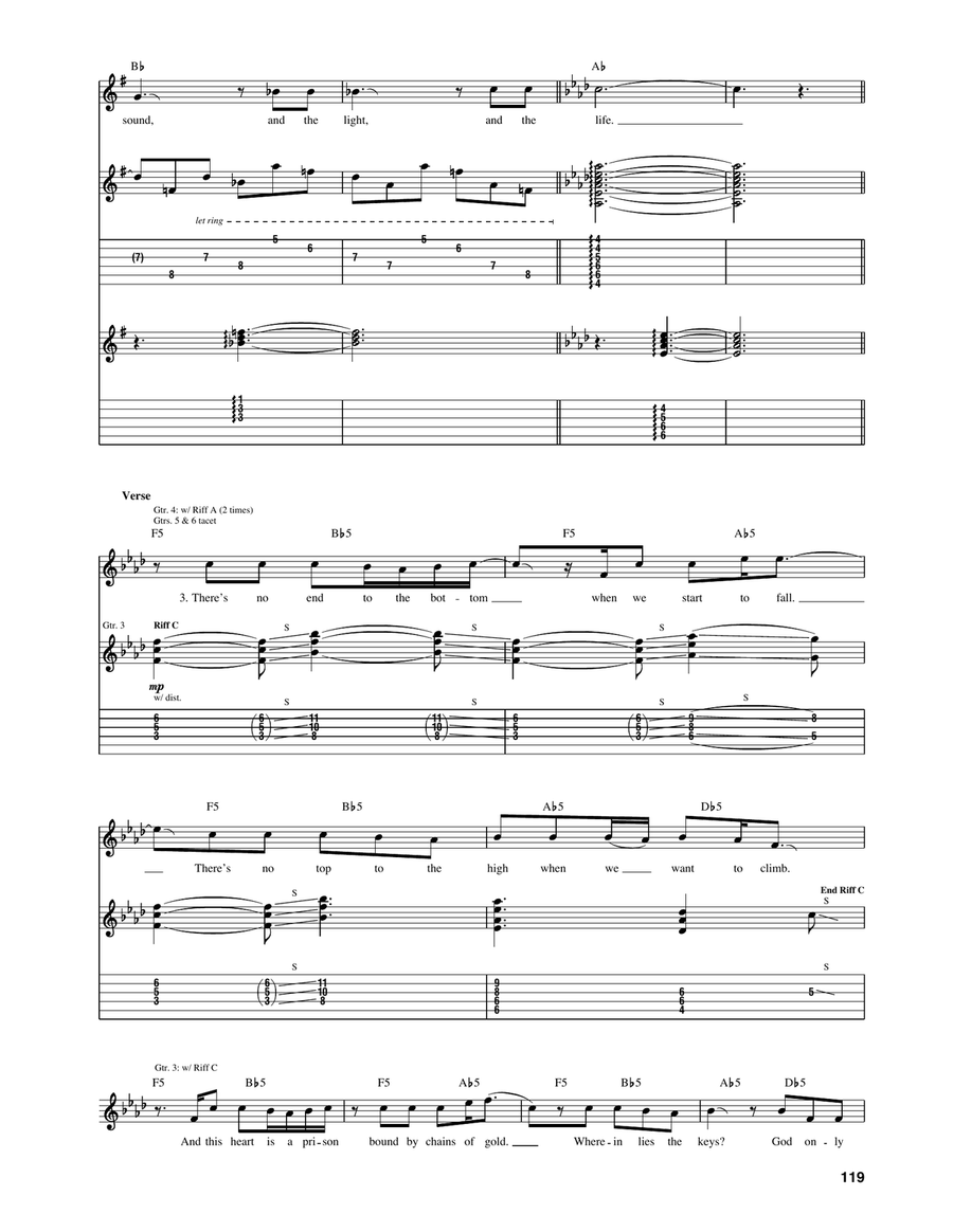 The Silent Within Acoustic Guitar scores gallery preview page 6