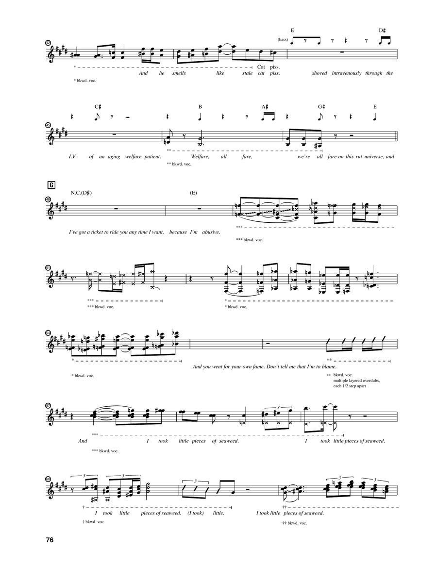Little Pieces Of Seaweed Little Pieces Of Seaweed Acoustic Guitar scores gallery preview page 4