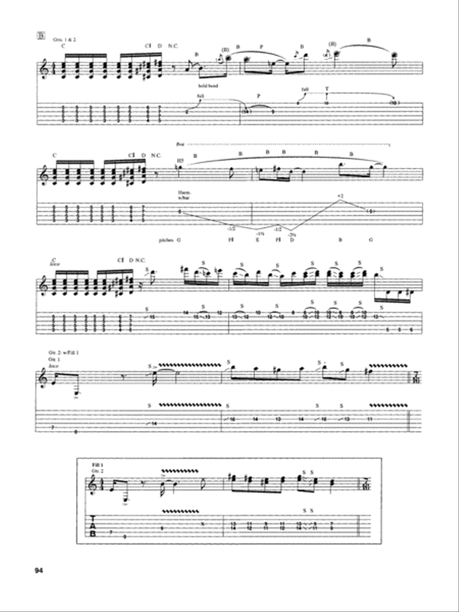 The Attitude Song Electric Guitar scores gallery preview page 4