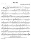 Java Jive (SSAA Octavo Accompaniment Parts) - Acoustic Guitar