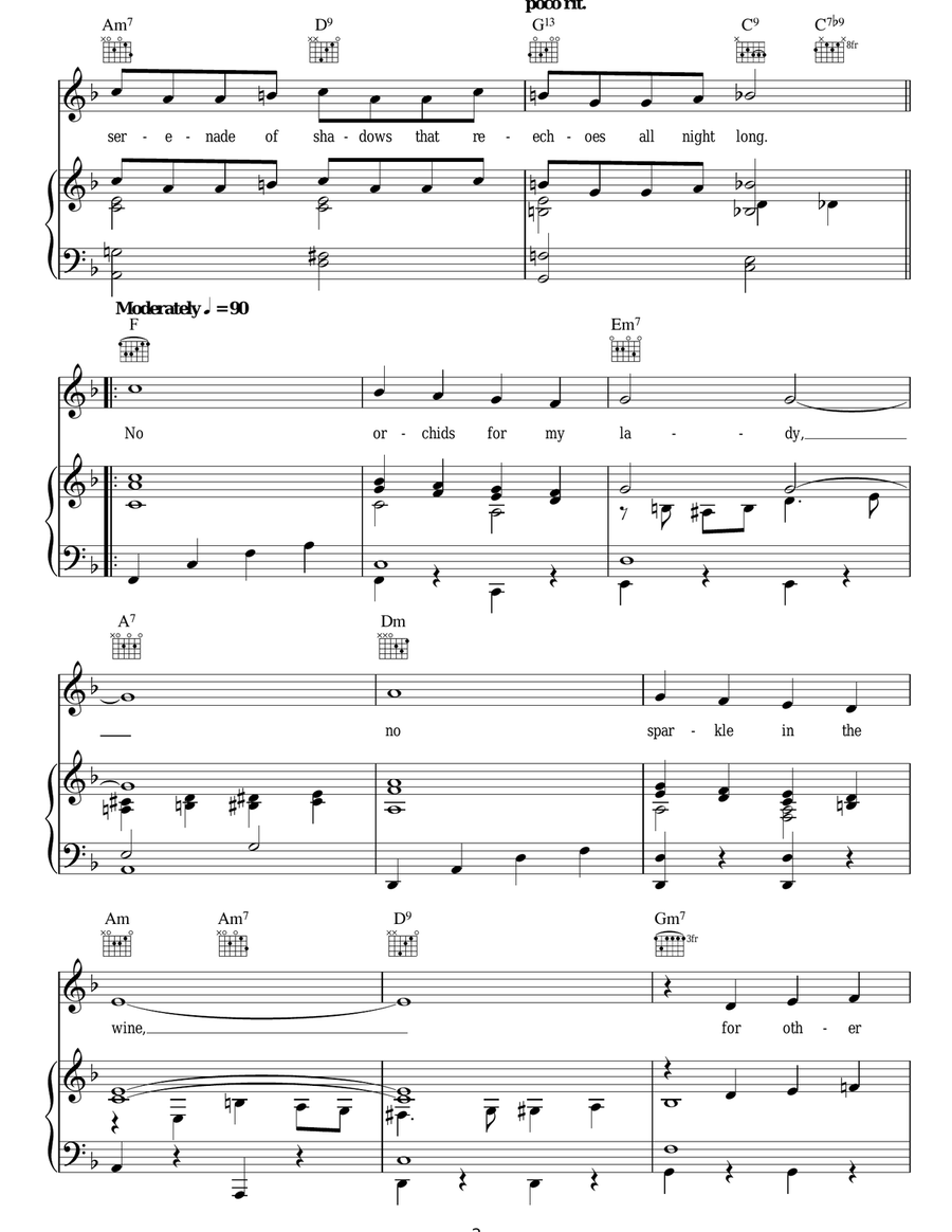 No Orchids For My Lady No Orchids For My Lady Guitar scores gallery preview page 2