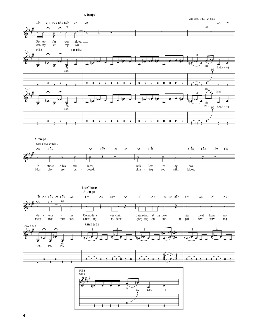 Devoured By Vermin Devoured By Vermin Acoustic Guitar scores gallery preview page 4