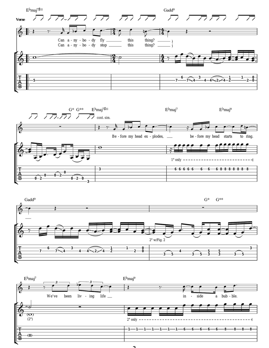 High Speed High Speed Acoustic Guitar scores gallery preview page 2
