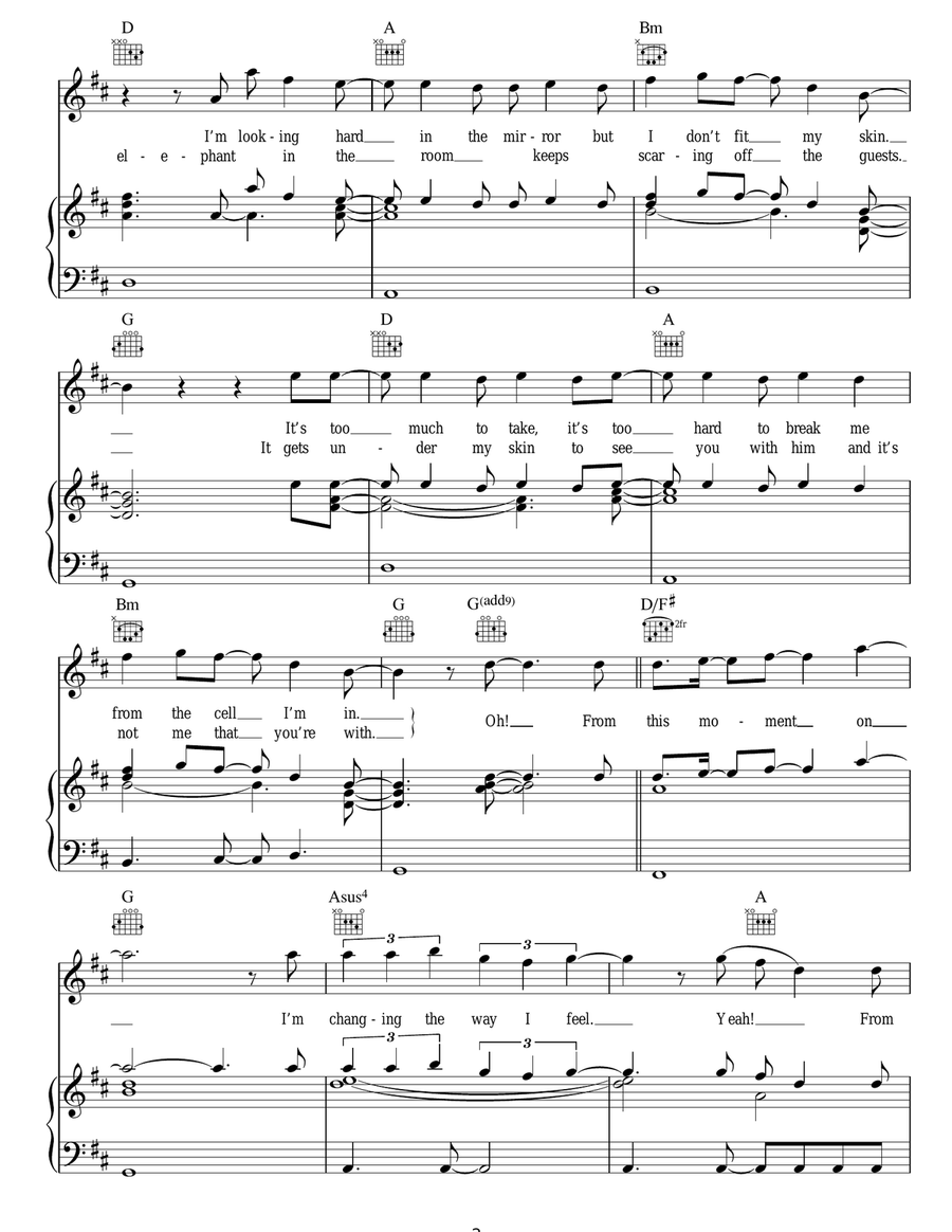 Long Gone And Moved On Long Gone And Moved On Acoustic Guitar scores gallery preview page 2