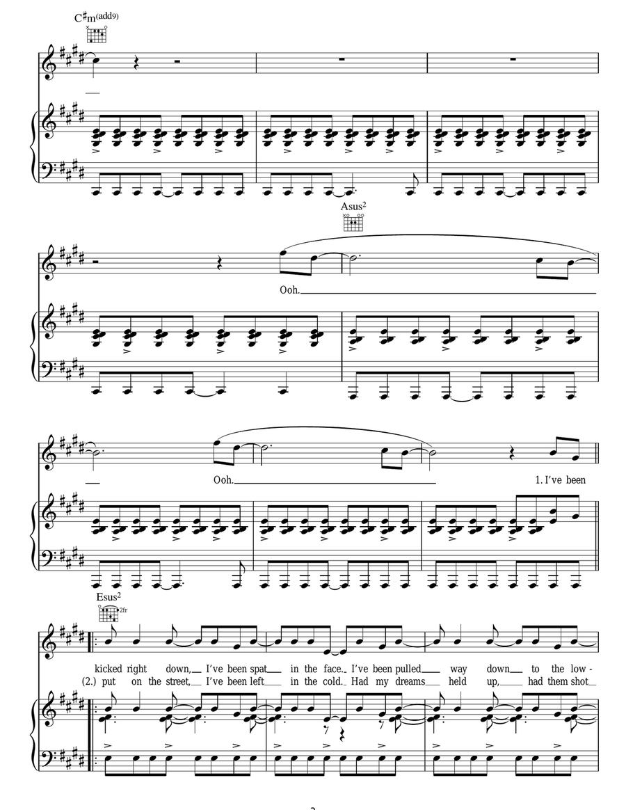 You Won't Feel A Thing You Won't Feel A Thing Acoustic Guitar scores gallery preview page 3