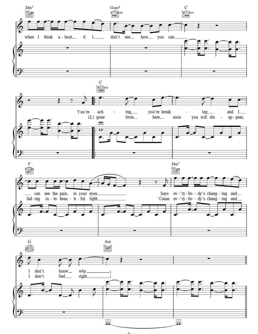 Everybody's Changing Everybody's Changing Acoustic Guitar scores gallery preview page 2