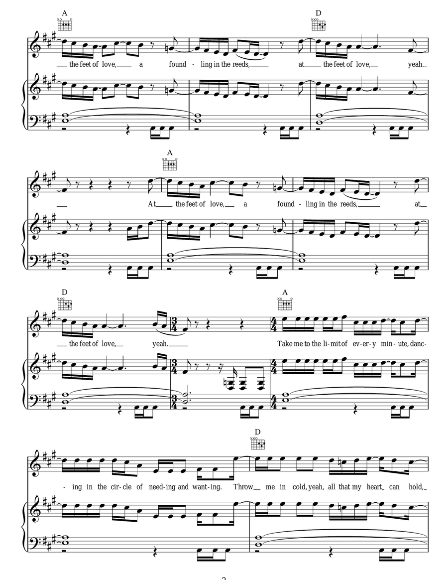 Foundling Acoustic Guitar scores gallery preview page 2