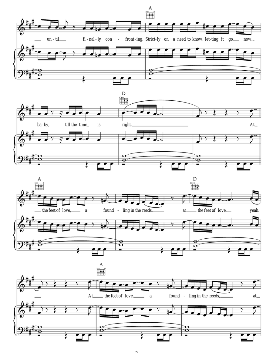 Foundling Acoustic Guitar scores gallery preview page 3