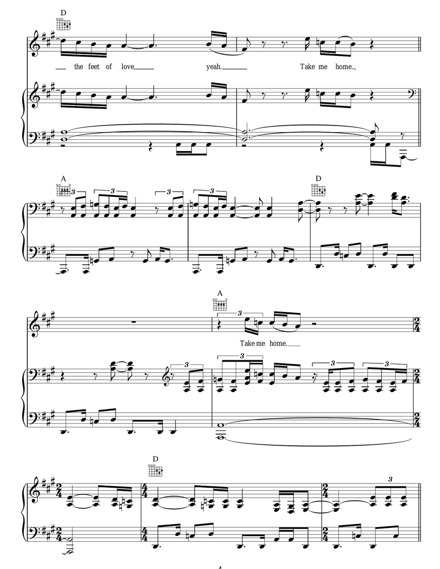 Foundling Acoustic Guitar scores gallery preview page 4
