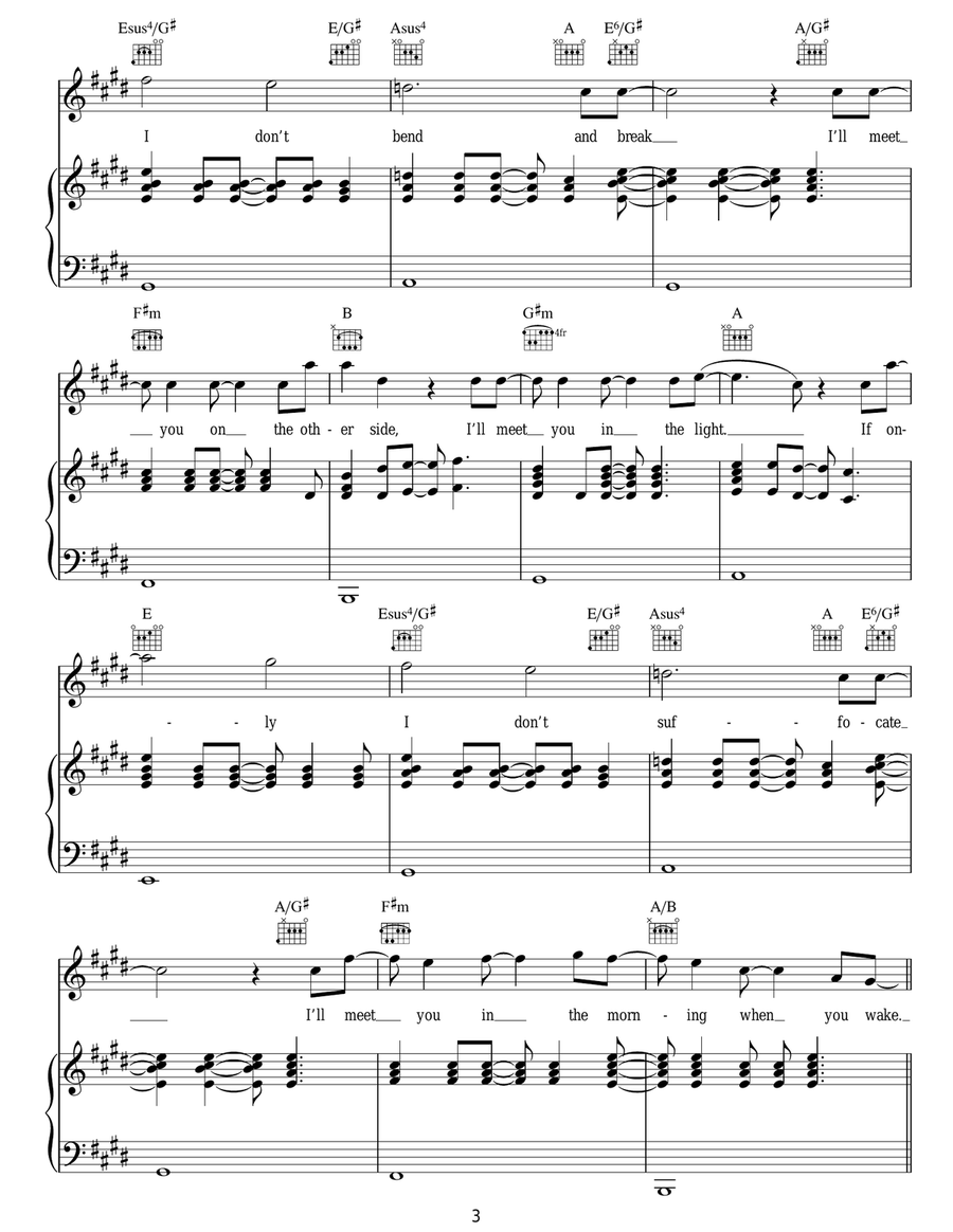 Bend And Break Bend And Break Acoustic Guitar scores gallery preview page 3