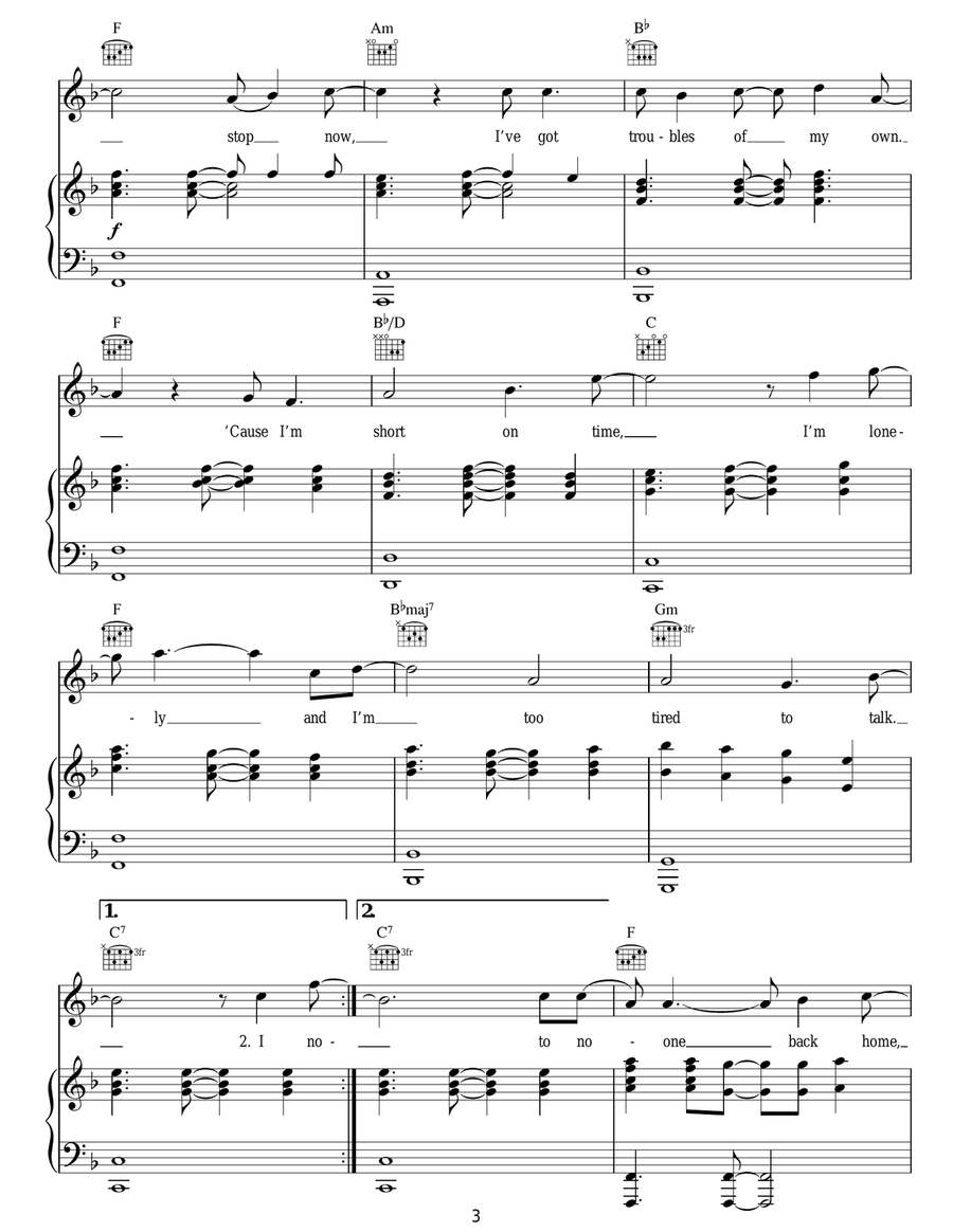 Can't Stop Now Can't Stop Now Acoustic Guitar scores gallery preview page 3