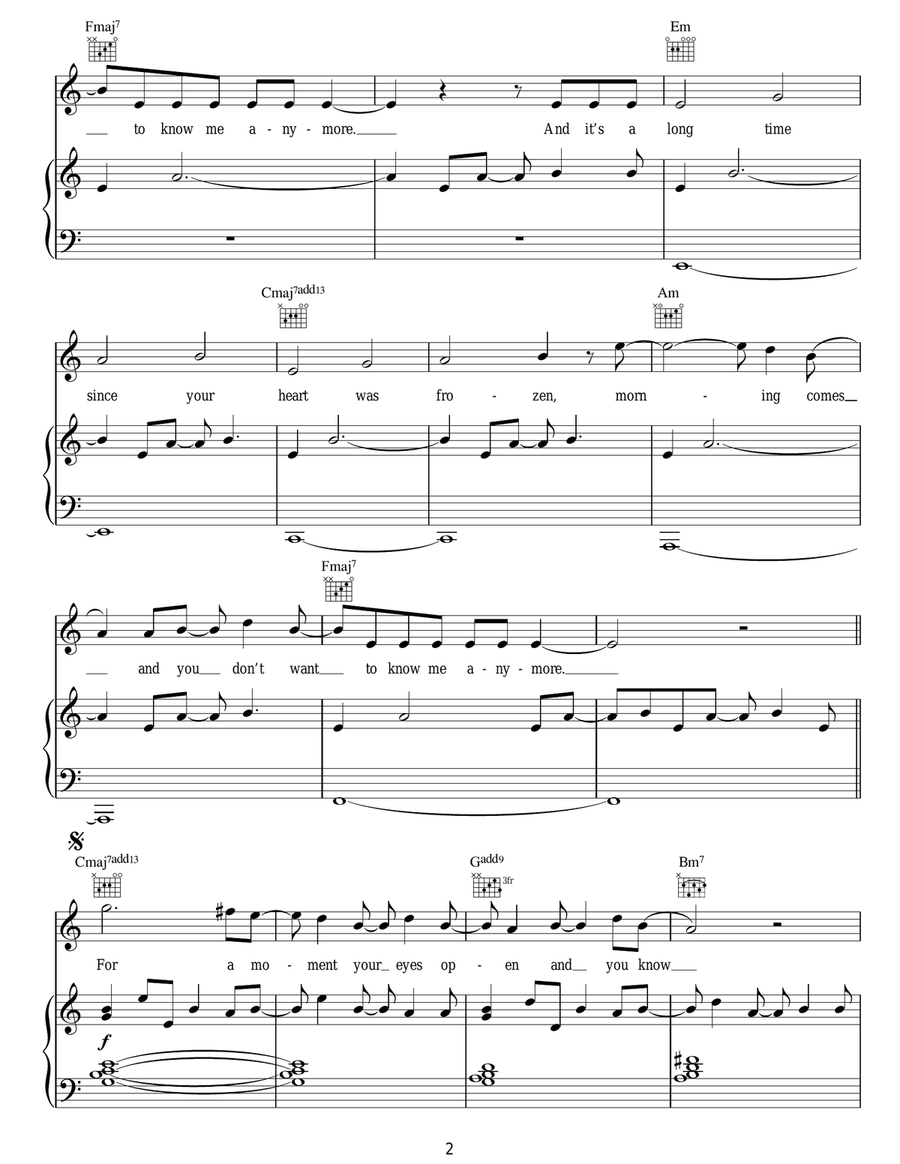 Your Eyes Open Your Eyes Open Acoustic Guitar scores gallery preview page 2