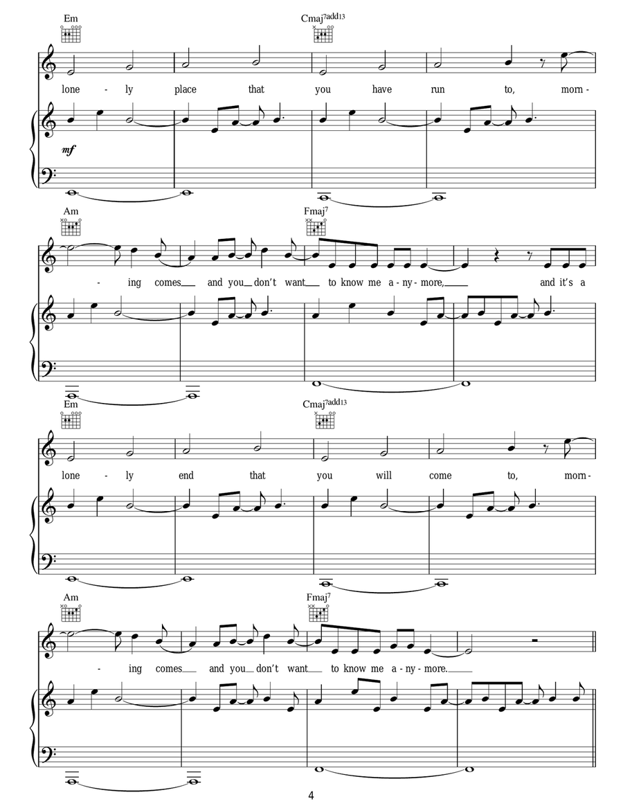 Your Eyes Open Your Eyes Open Acoustic Guitar scores gallery preview page 4