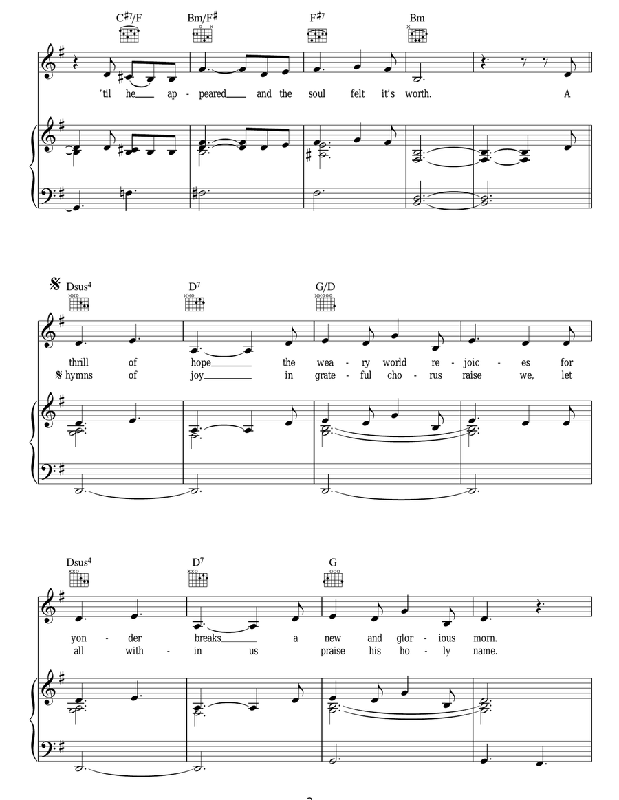 O Holy Night O Holy Night Acoustic Guitar scores gallery preview page 2
