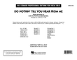 Do Nothin' Till You Hear From Me - Full Score