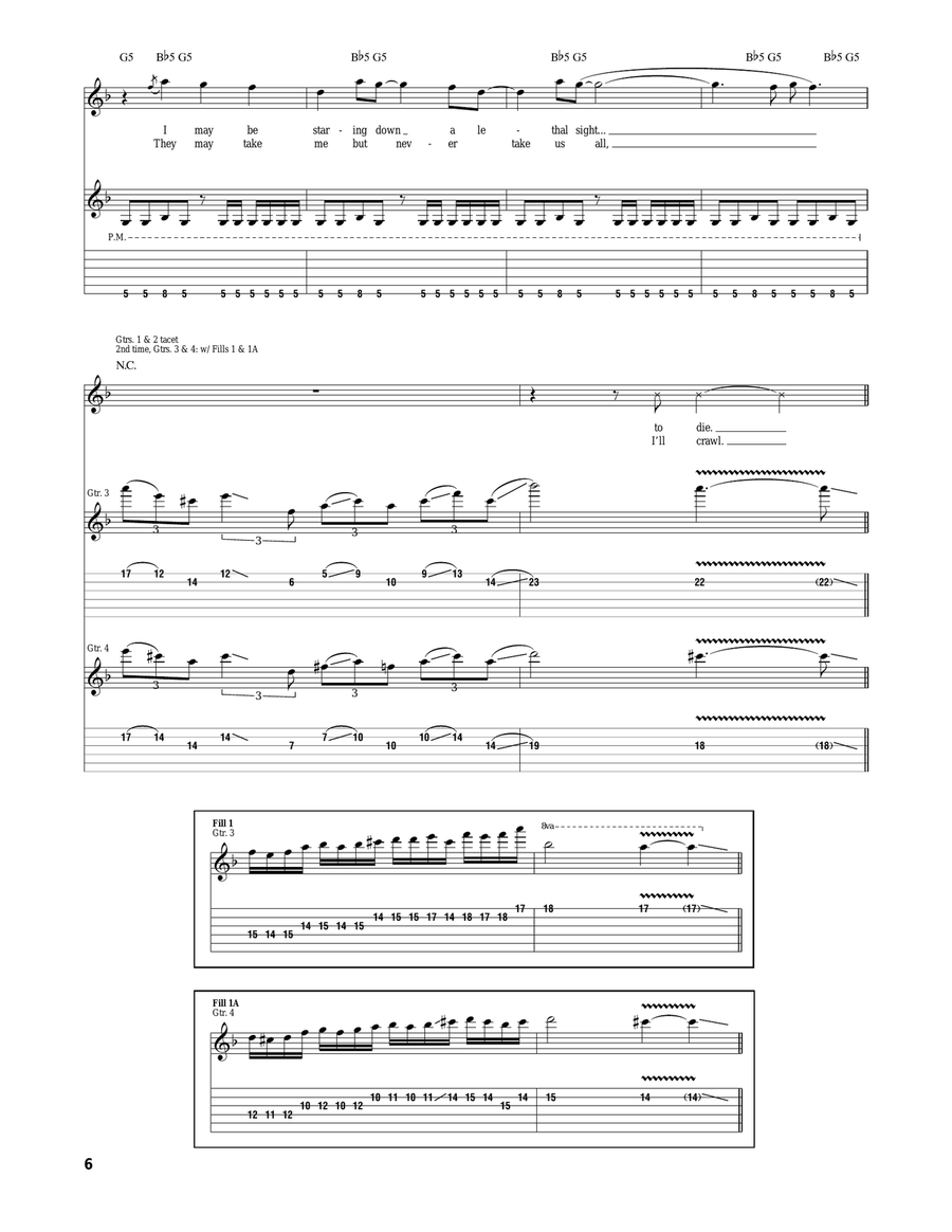 Danger Line Danger Line Acoustic Guitar scores gallery preview page 6