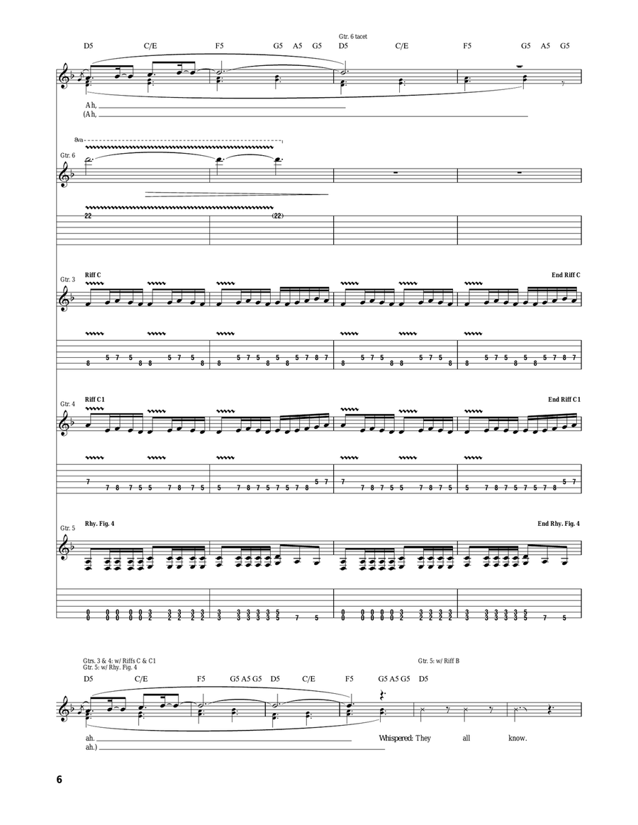 Save Me Save Me Acoustic Guitar scores gallery preview page 6