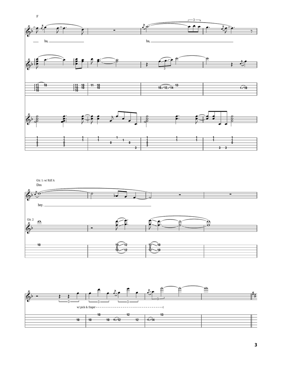 Victim Victim Acoustic Guitar scores gallery preview page 3