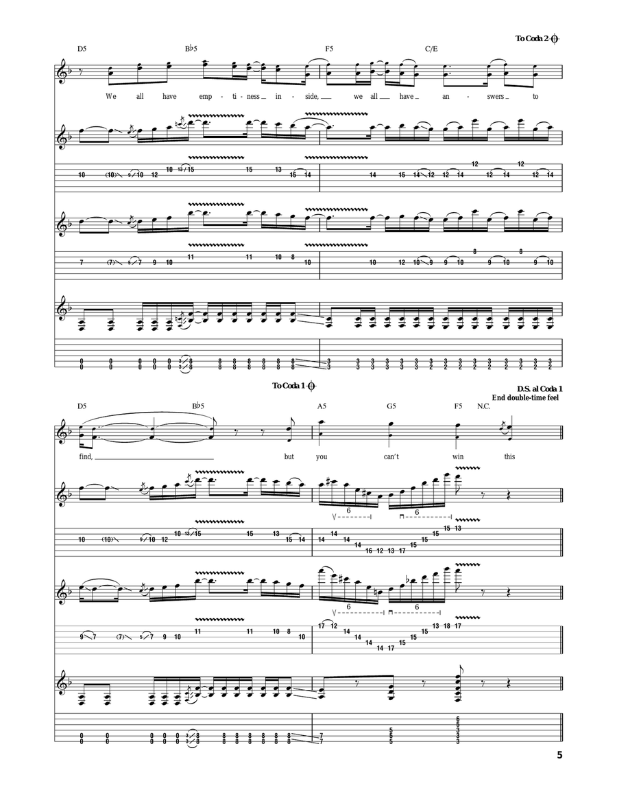 Welcome To The Family Welcome To The Family Acoustic Guitar scores gallery preview page 5