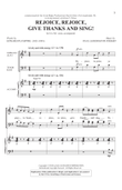 Rejoice, Rejoice, Give Thanks And Sing!