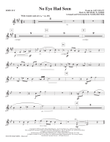 No Eye Had Seen - F Horn