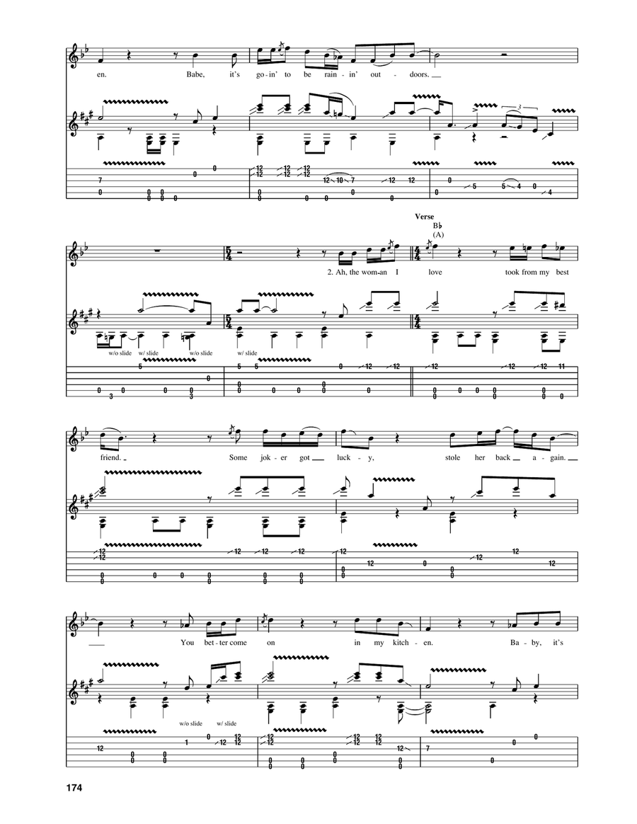 Come On In My Kitchen Come On In My Kitchen Acoustic Guitar scores gallery preview page 2