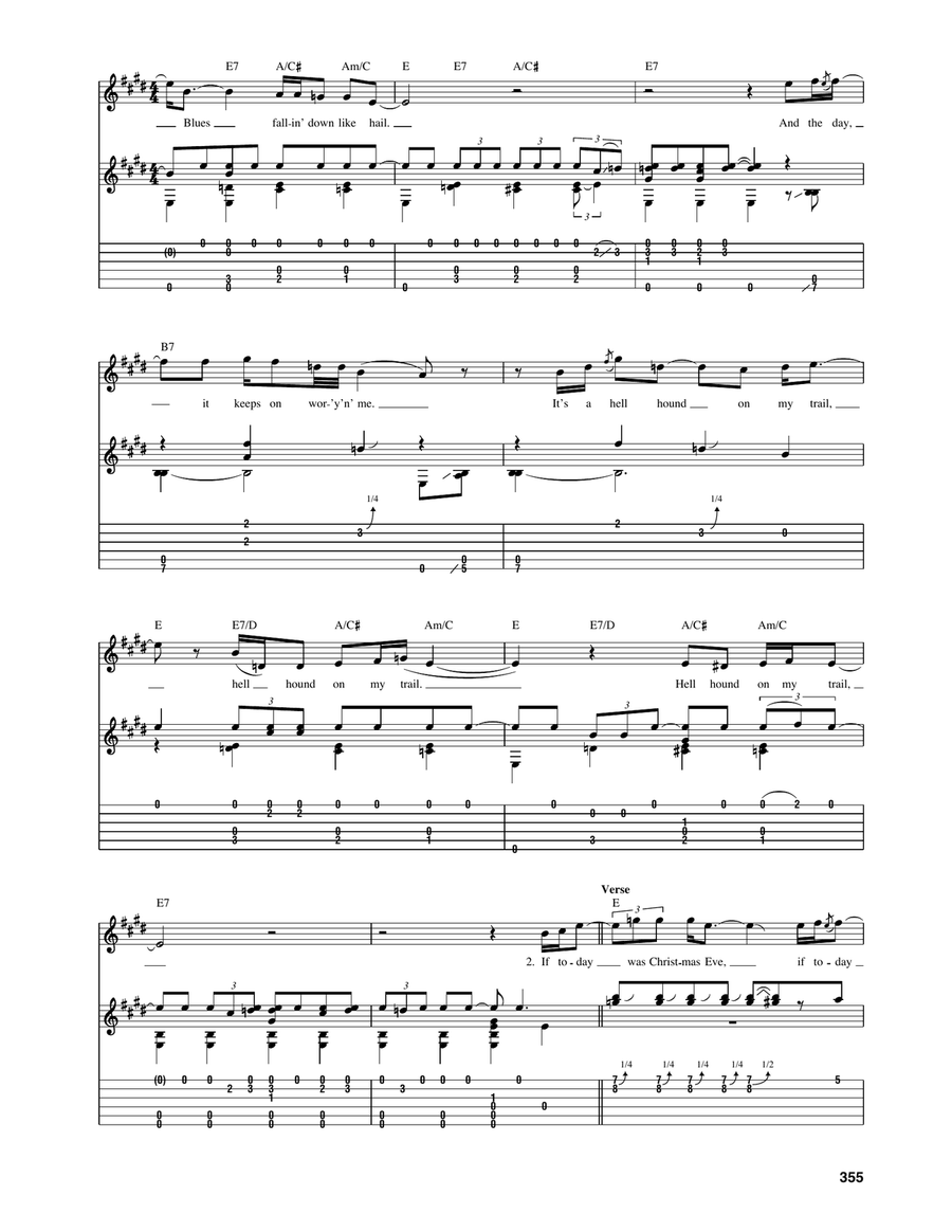 Hell Hound On My Trail Hell Hound On My Trail Electric Guitar scores gallery preview page 2