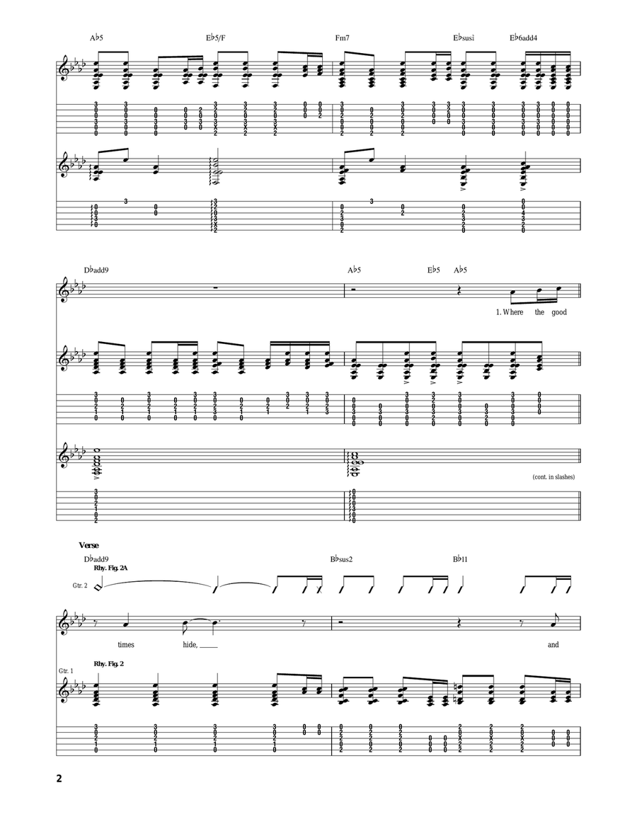 Let The Bad Times Roll Let The Bad Times Roll Acoustic Guitar scores gallery preview page 2