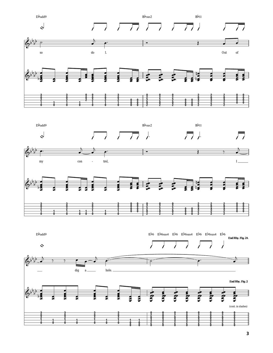 Let The Bad Times Roll Let The Bad Times Roll Acoustic Guitar scores gallery preview page 3
