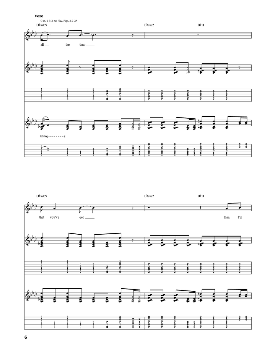 Let The Bad Times Roll Let The Bad Times Roll Acoustic Guitar scores gallery preview page 6