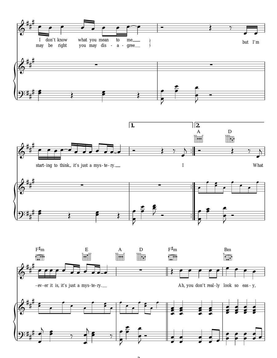 Can't Stop This Feeling I've Got Acoustic Guitar scores gallery preview page 3