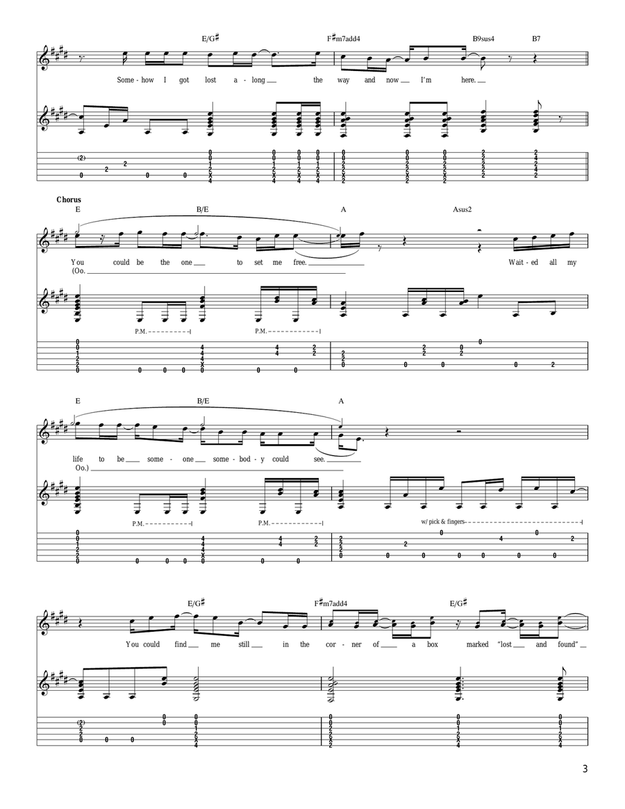 Wishing Well Wishing Well Acoustic Guitar scores gallery preview page 3