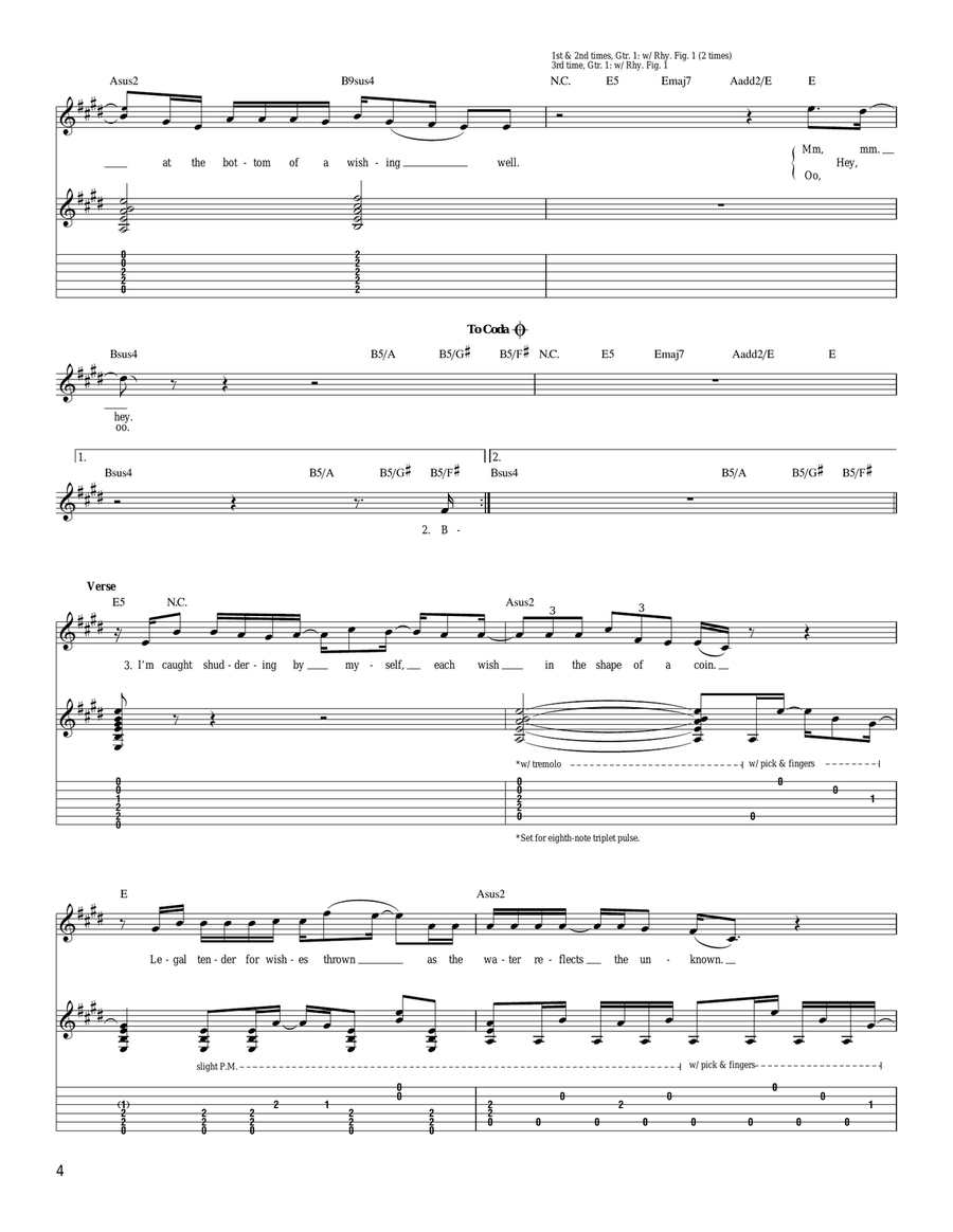 Wishing Well Wishing Well Acoustic Guitar scores gallery preview page 4