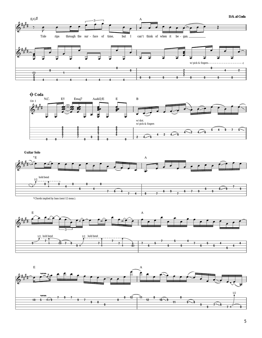 Wishing Well Wishing Well Acoustic Guitar scores gallery preview page 5