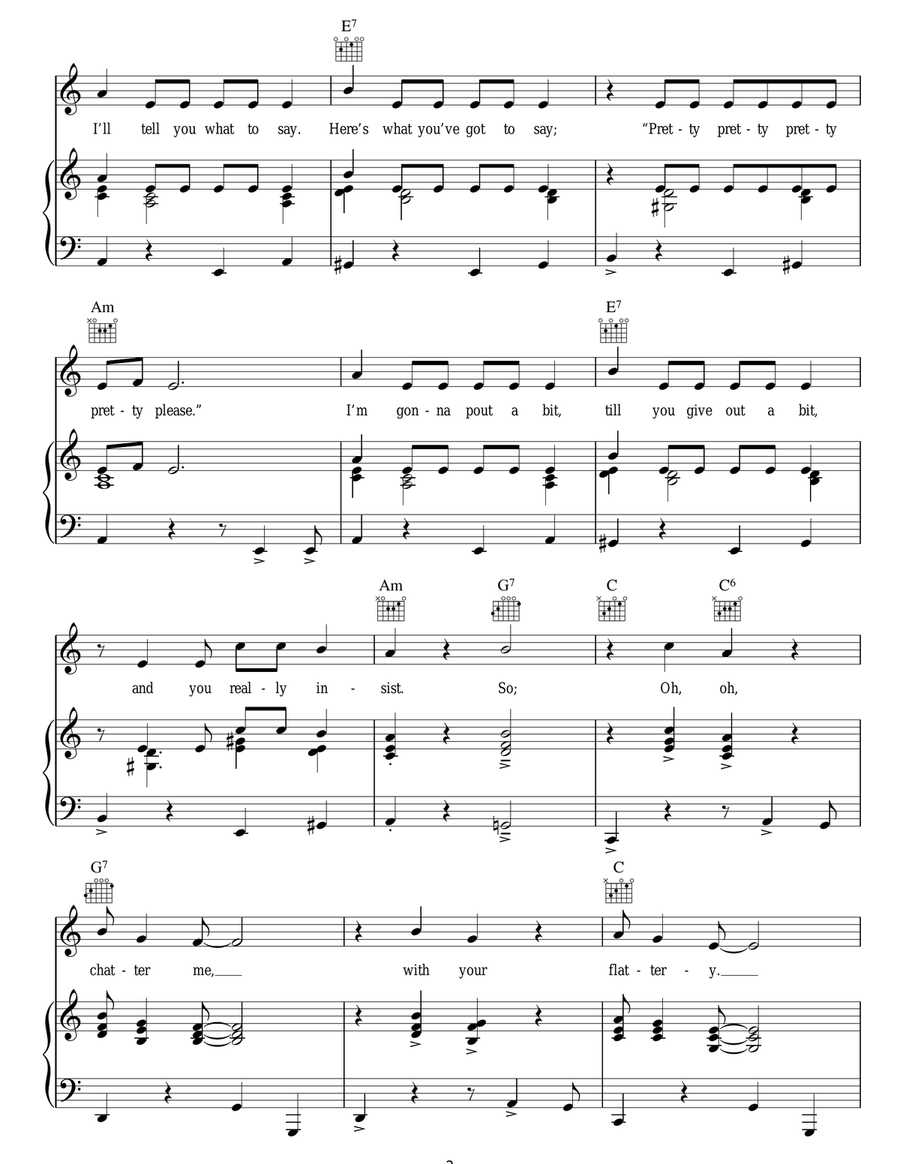 Coax Me A Little Bit Coax Me A Little Bit Guitar scores gallery preview page 2