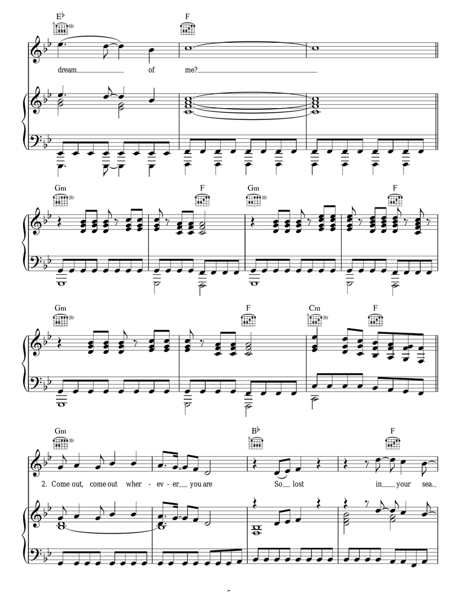 Ever Dream Acoustic Guitar scores gallery preview page 5