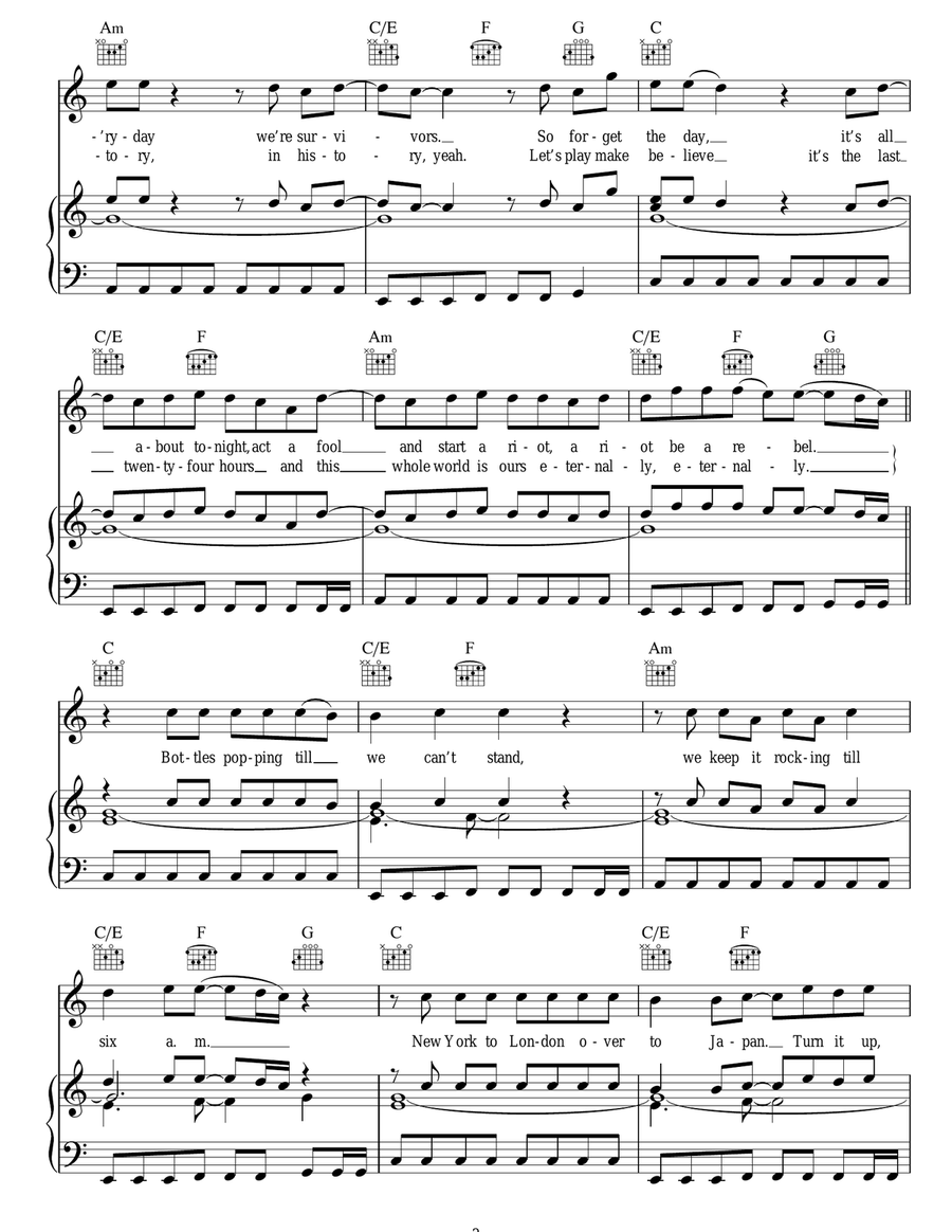 2012 (It Ain't The End) 2012 (It Ain't The End) Acoustic Guitar scores gallery preview page 2