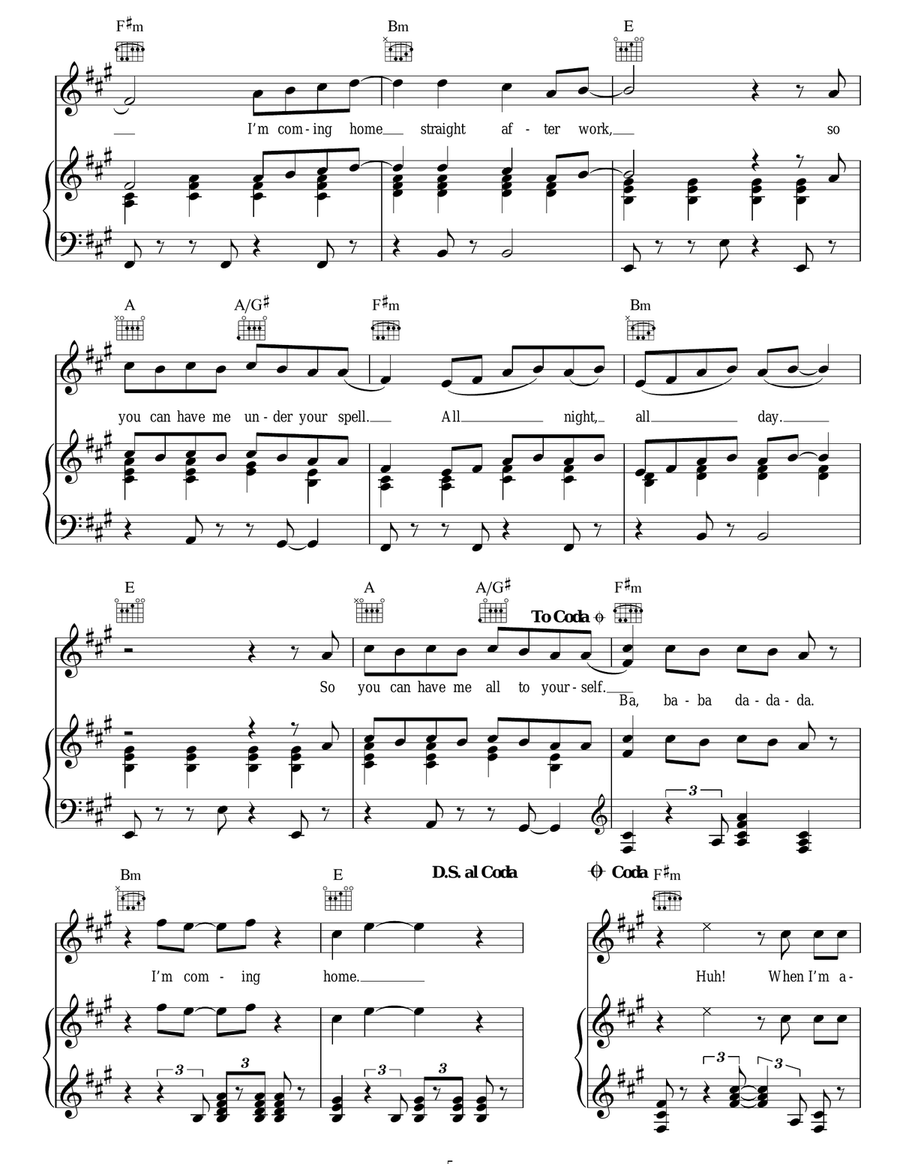 Coming Home Coming Home Acoustic Guitar scores gallery preview page 5