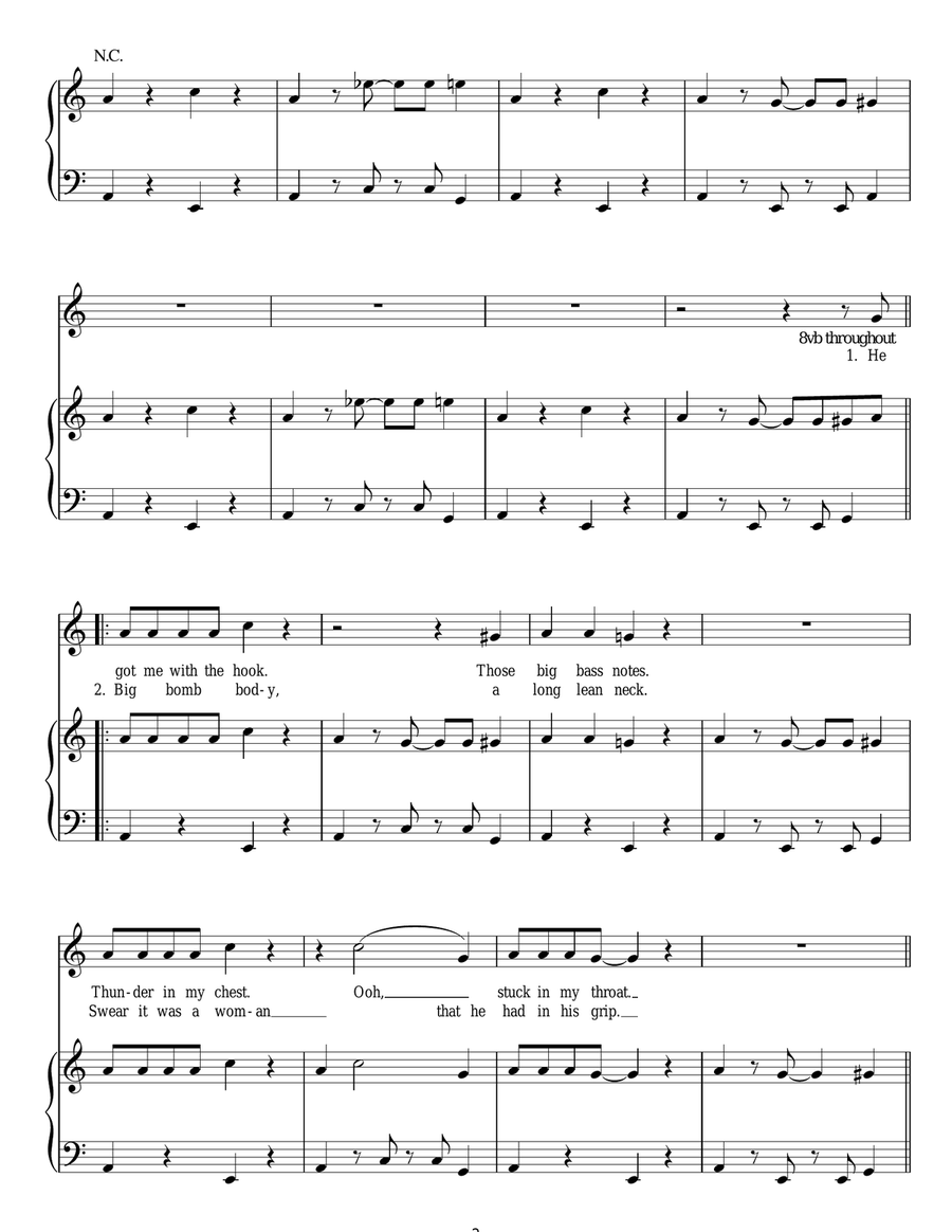 Johnny Got A Boom Boom Johnny Got A Boom Boom Acoustic Guitar scores gallery preview page 2