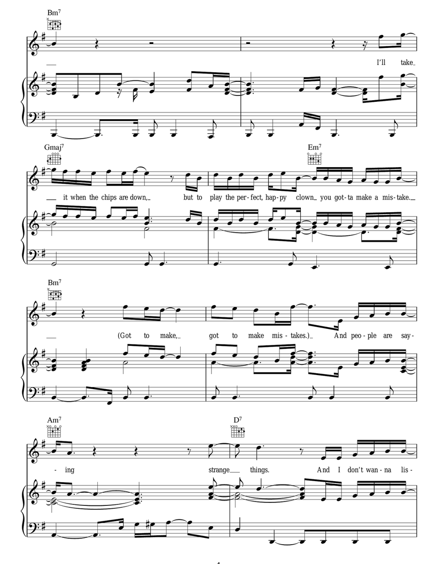 Blue Skies Blue Skies Acoustic Guitar scores gallery preview page 4