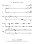 A Shout For Joy! - Score