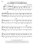 An American Celebration - Piano