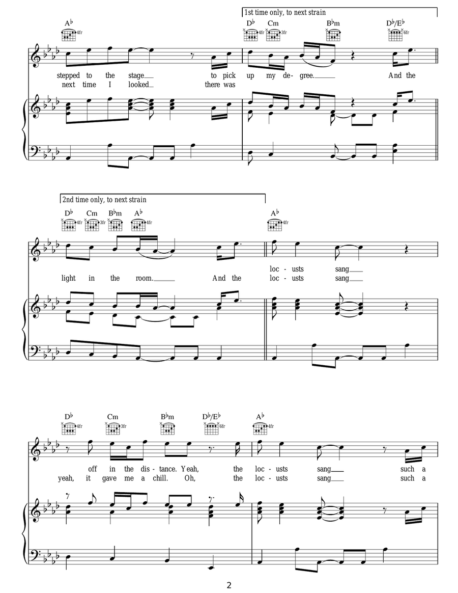 Day Of The Locusts Day Of The Locusts Acoustic Guitar scores gallery preview page 2