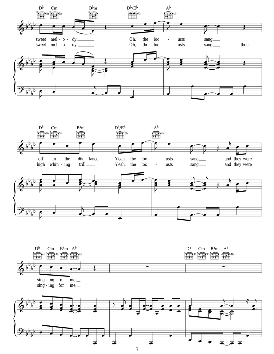 Day Of The Locusts Day Of The Locusts Acoustic Guitar scores gallery preview page 3