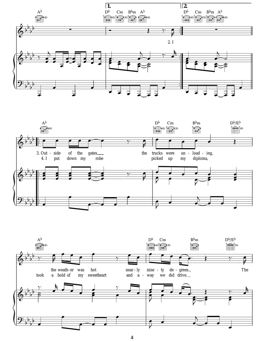 Day Of The Locusts Day Of The Locusts Acoustic Guitar scores gallery preview page 4