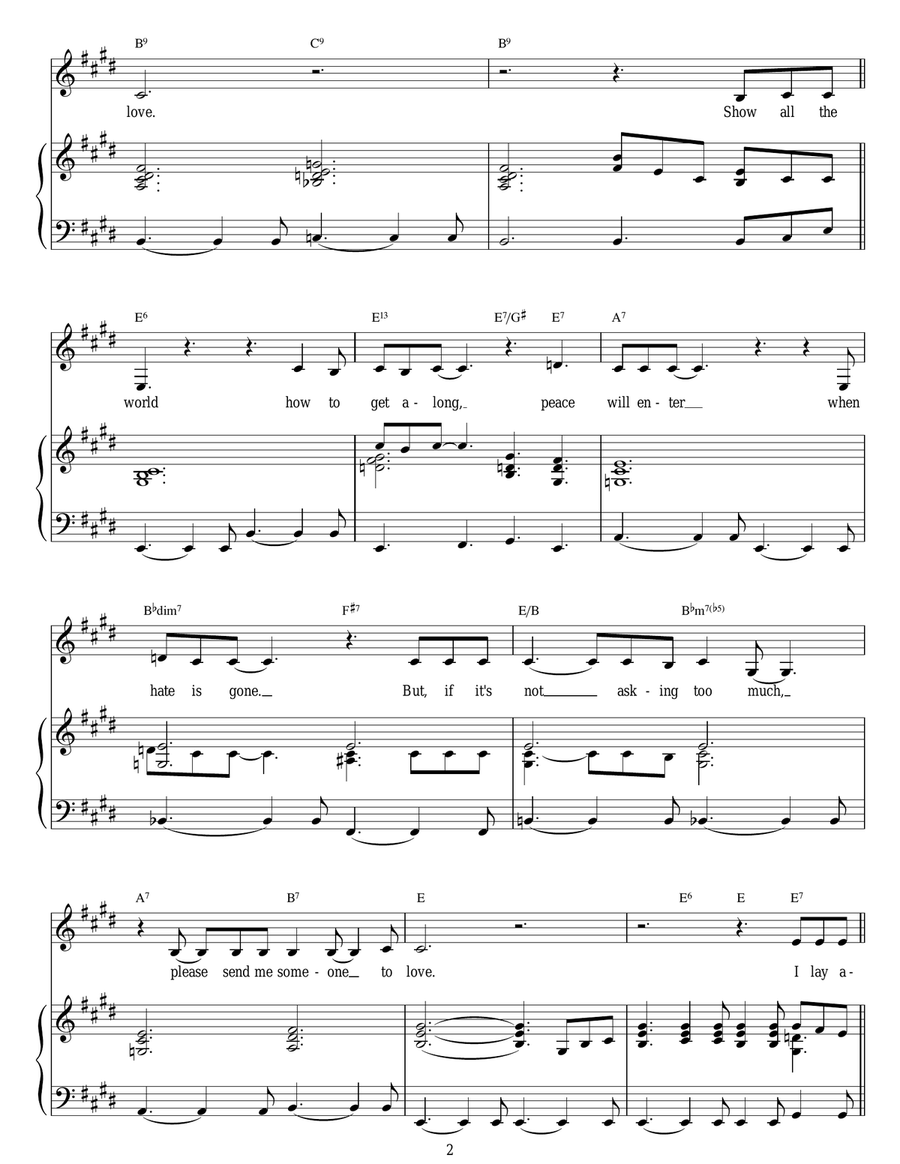 Please Send Me Someone To Love Acoustic Guitar scores gallery preview page 2