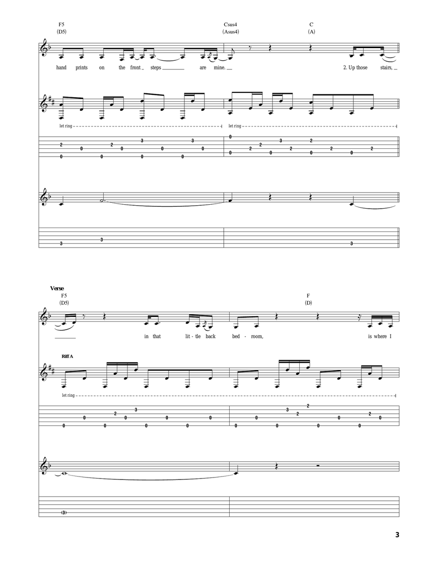 The House That Built Me The House That Built Me Acoustic Guitar scores gallery preview page 3
