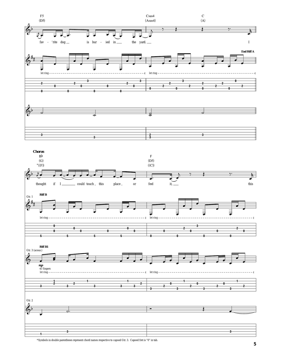The House That Built Me The House That Built Me Acoustic Guitar scores gallery preview page 5